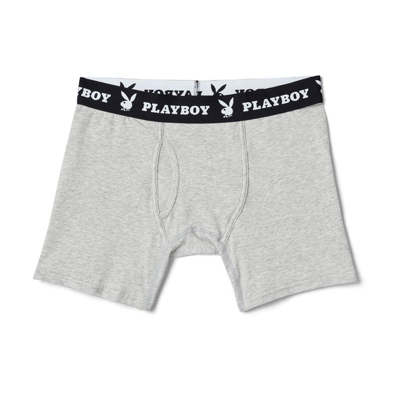 Biancheria Intima Playboy 1-Pack Boxer Brief Uomo Nere | 24805NFKQ