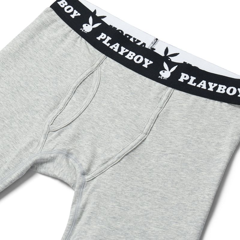 Biancheria Intima Playboy 1-Pack Boxer Brief Uomo Nere | 24805NFKQ