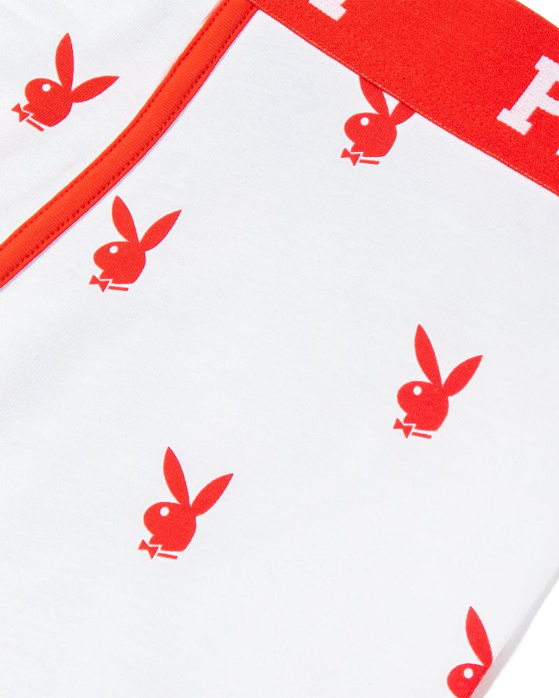 Biancheria Intima Playboy Rabbit Head Boxer Briefs Uomo Nere | 59172OSHL