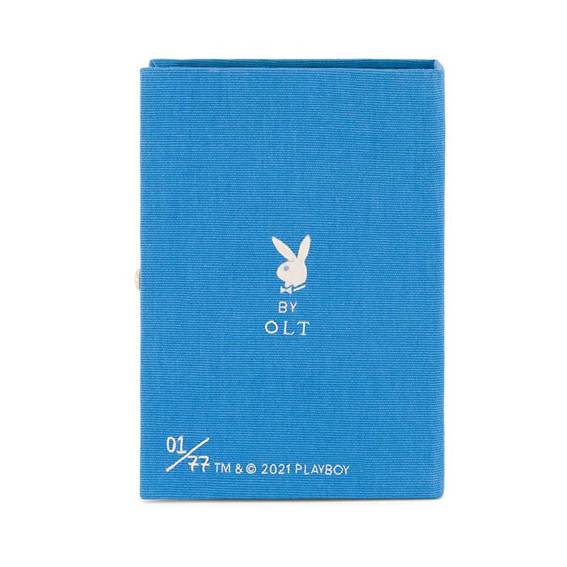 Borse A Mano Playboy Olympia Le-Tan July-August 2013 Cover Clutch Donna Blu | 56289WKYU