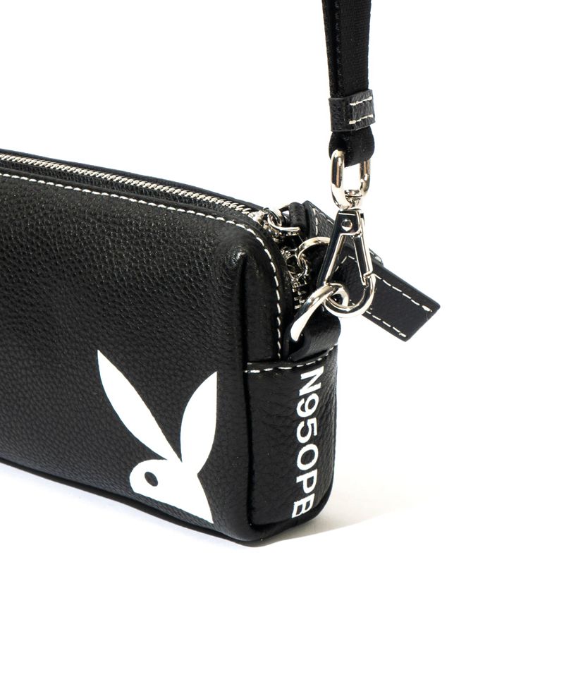 Borse A Mano Playboy Pelle Pouchette Donna Nere | 41826MCOY