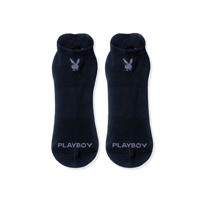 Calzini Playboy Corta Rabbit Head Ginnastica Uomo Nere | 71985LJFU