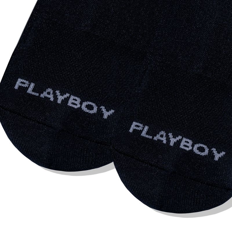 Calzini Playboy Corta Rabbit Head Ginnastica Uomo Nere | 71985LJFU