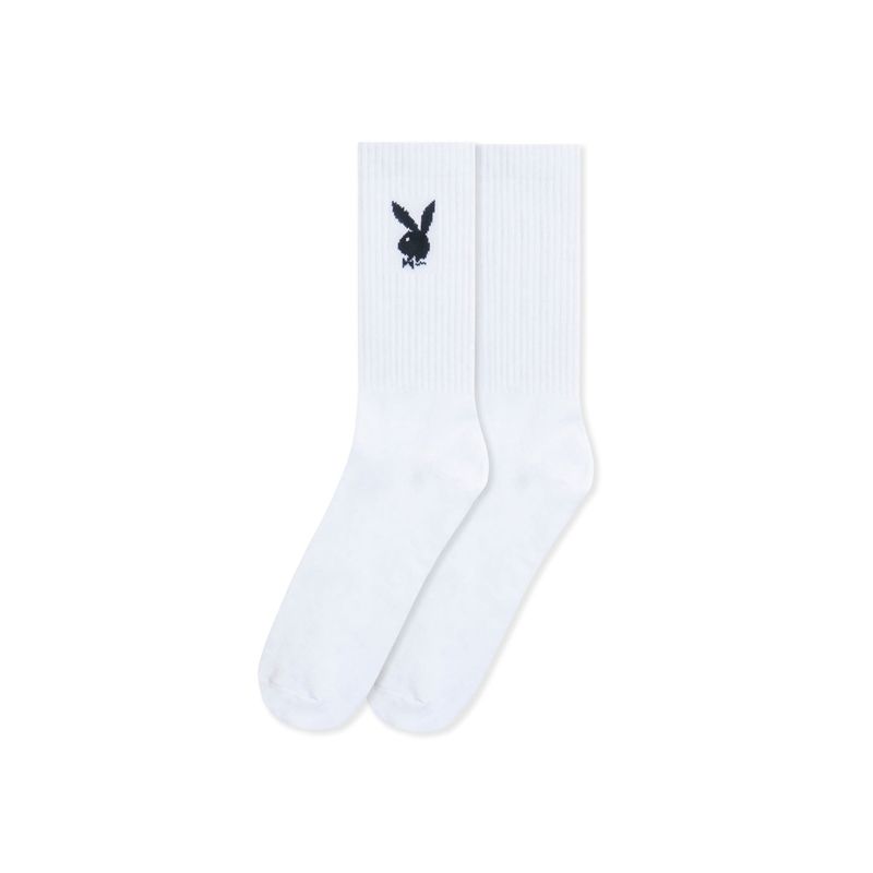 Calzini Playboy Crew Uomo Bianche | 47508KXTY