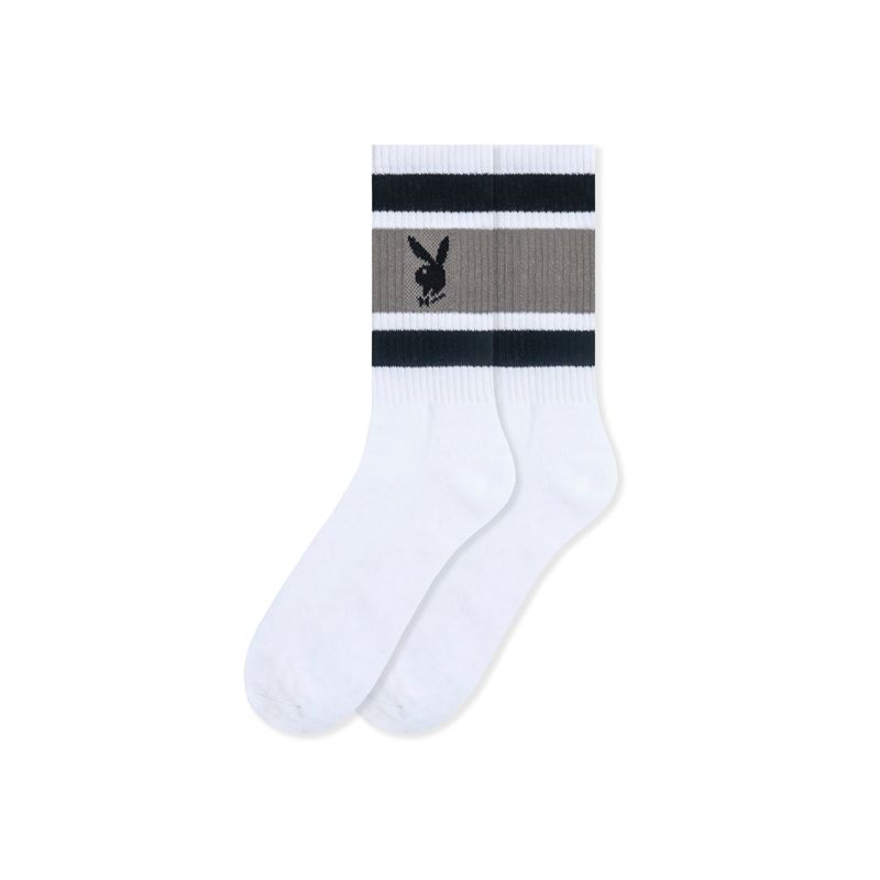 Calzini Playboy Three Pack Crew Uomo Colorate | 02437BIAN