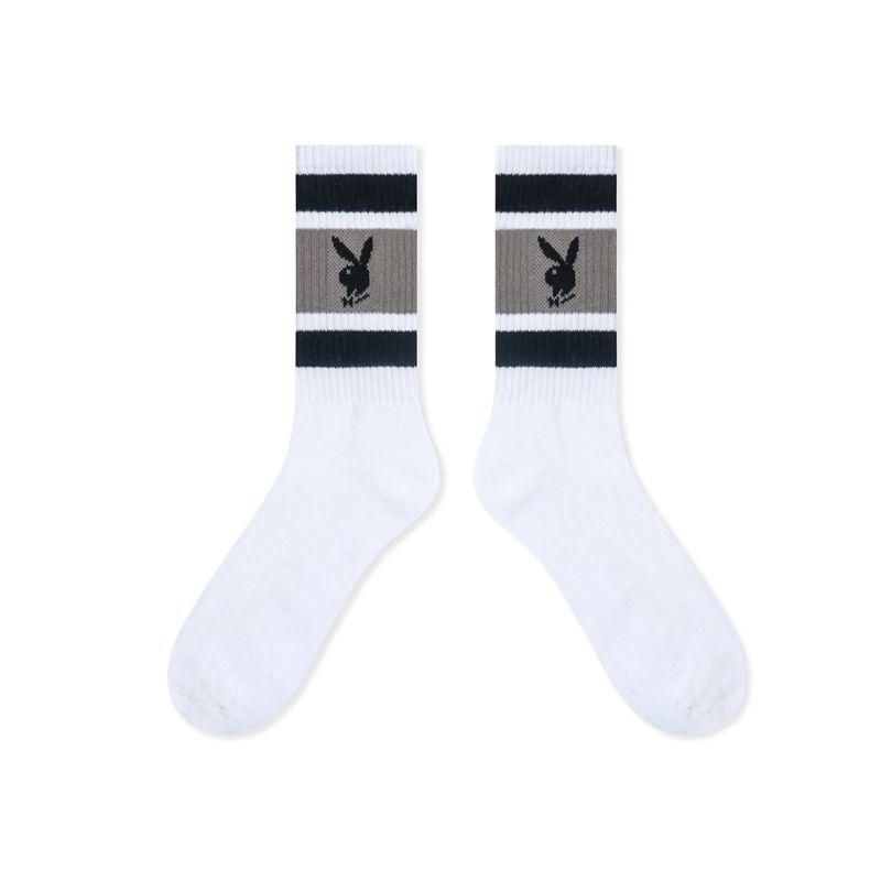 Calzini Playboy Three Pack Crew Uomo Colorate | 02437BIAN