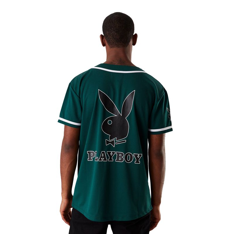 Camicie Playboy Baseball Jersey Uomo Verdi | 27508AZBG