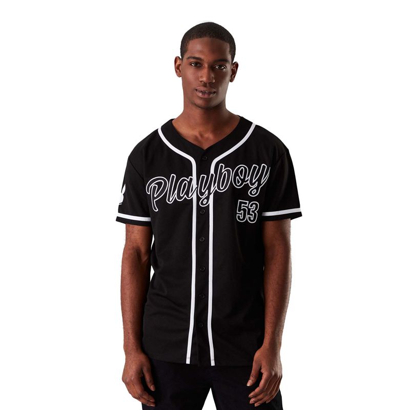 Camicie Playboy Baseball Jersey Uomo Verdi | 27508AZBG