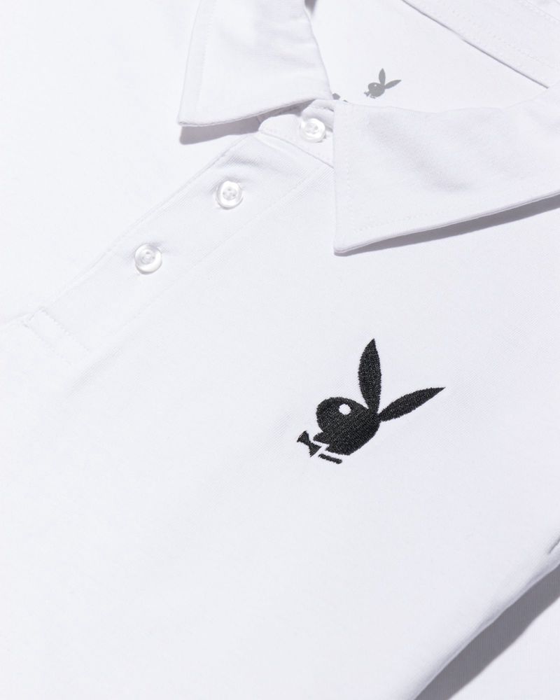 Camicie Playboy Classiche Rabbit Head Polo Uomo Nere | 74892FOYU