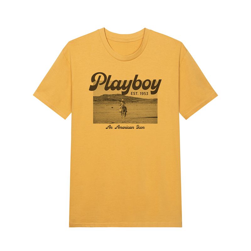 Camicie Playboy Desperado American Icon Uomo Bianche | 92810GFNA