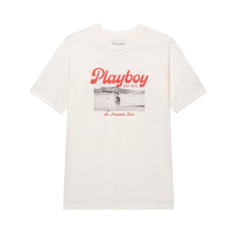 Camicie Playboy Desperado American Icon Uomo Bianche | 92810GFNA