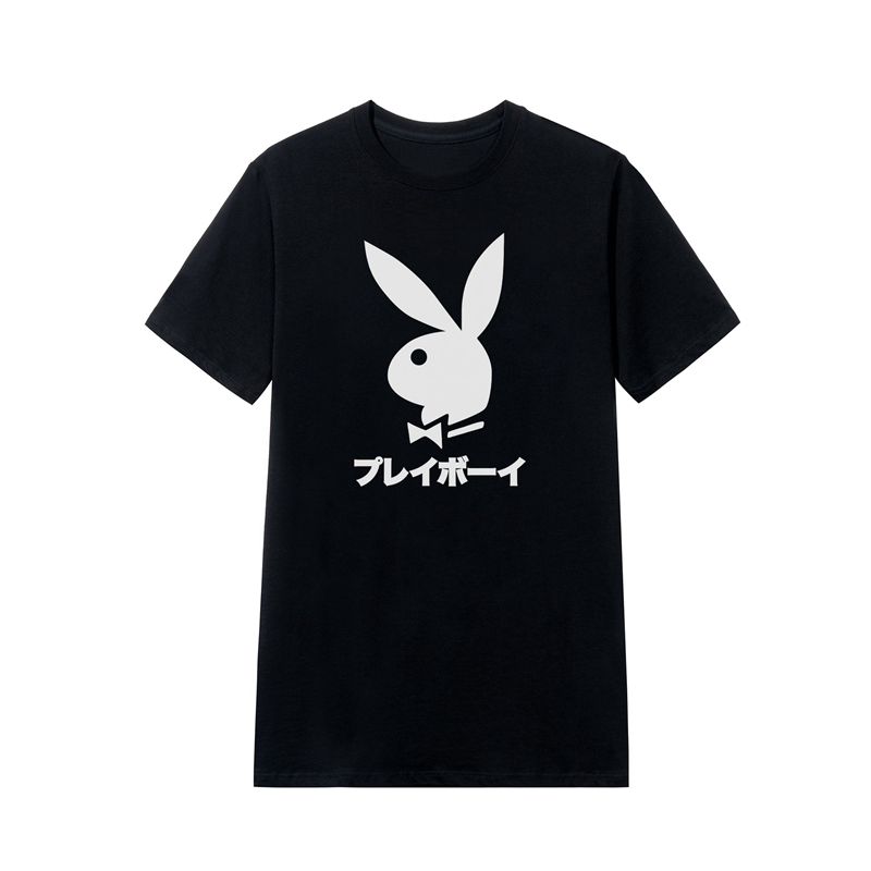 Camicie Playboy Japanese Rabbit Head Uomo Nere | 19803RHKW