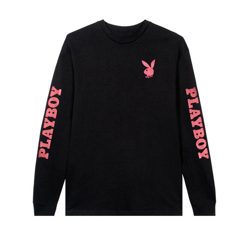 Camicie Playboy Masthead & Rabbit Head Long Sleeve Uomo Nere | 75038AXDI