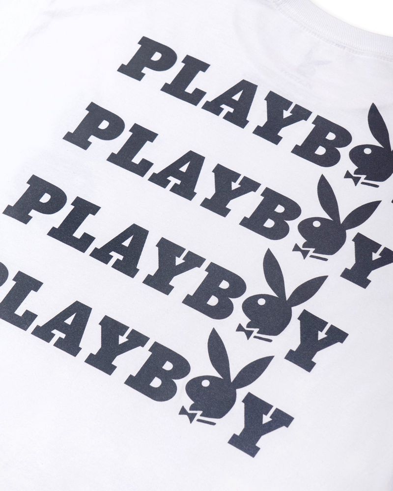 Camicie Playboy Masthead & Rabbit Head Uomo Bianche Nere | 97506YACS