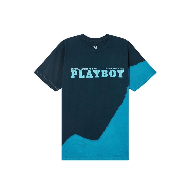 Camicie Playboy October 1967 Tie Dye Uomo Nere Blu | 87213SYAM