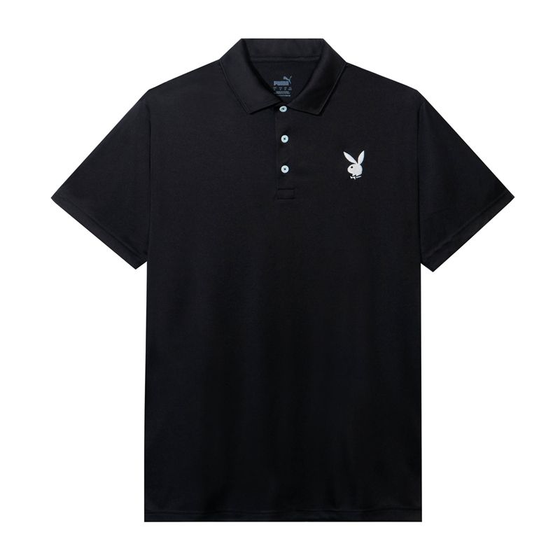 Camicie Playboy Puma Golf Performance Polo Uomo Nere | 34026TIBM