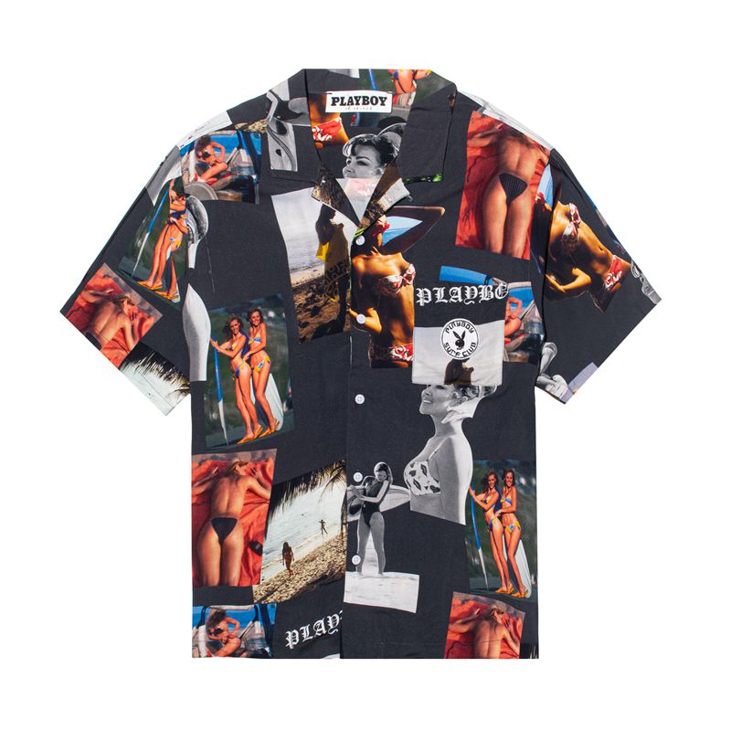 Camicie Playboy Sandbar Button Up Uomo Colorate | 34082EVNS