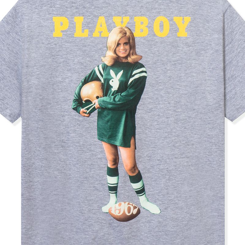 Camicie Playboy September 1967 Football Pocket Uomo Grigie | 51438GQAV