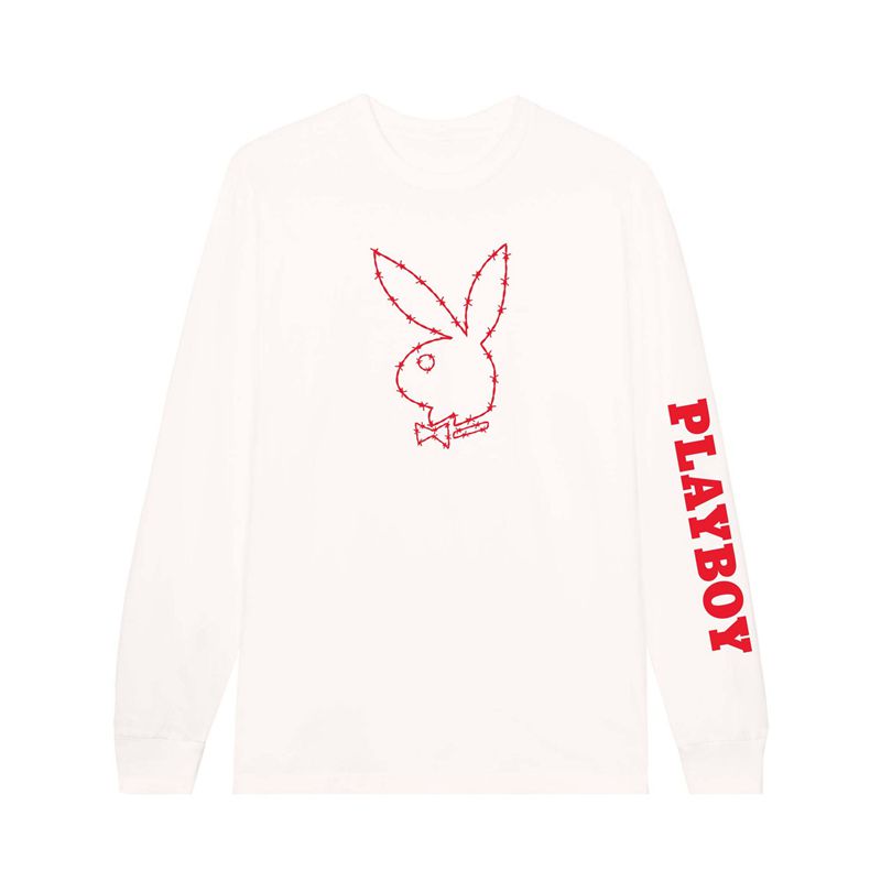 Camicie Playboy Tough Love Rabbit Head Long Sleeve Uomo Nere | 97402RKJW