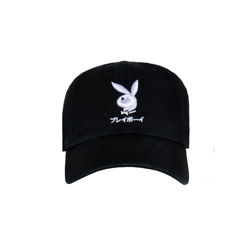 Cappelli Playboy Japanese Rabbit Head Dad Donna Nere | 46219JEUM