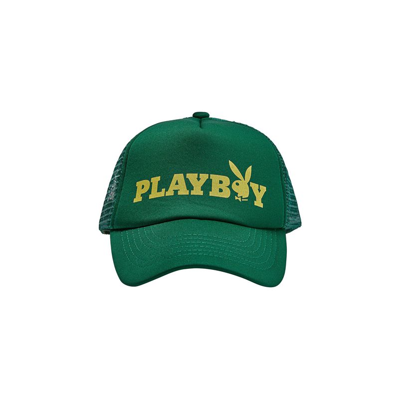 Cappelli Playboy Masthead Trucker Donna Verdi Gialle | 02597FUWV