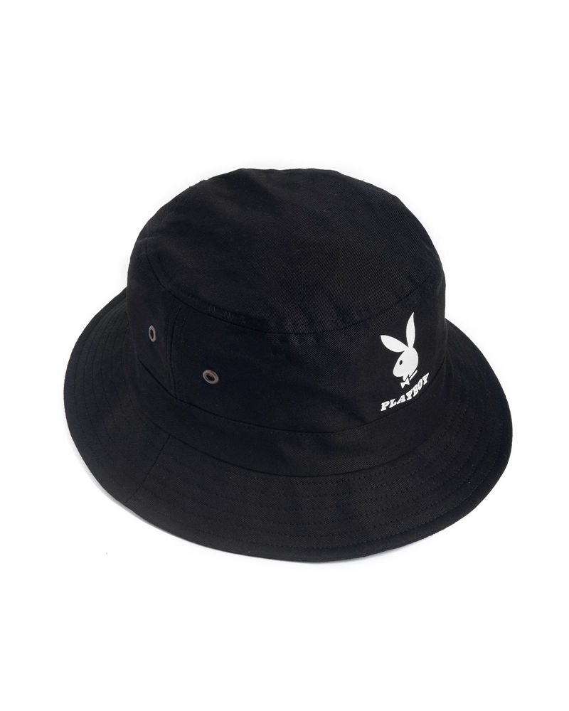 Cappelli Playboy Rabbit Head Bucket Donna Nere Bianche | 05436QZRE