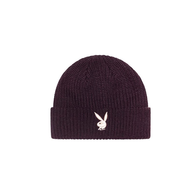 Cappelli Playboy Rabbit Head Knit Beanie Donna Nere Bianche | 68027JXBW