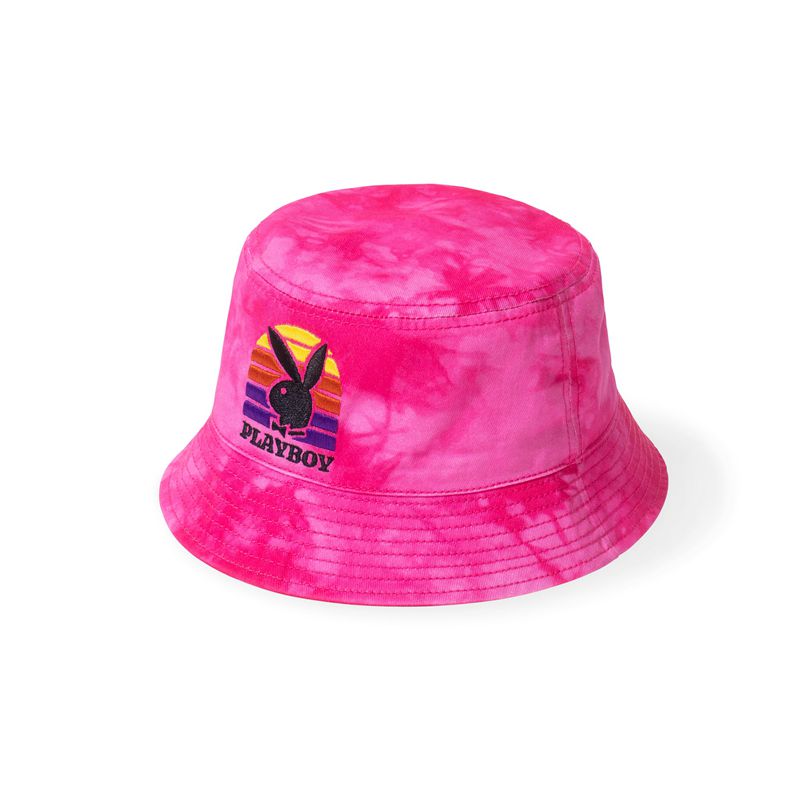 Cappelli Playboy Sunset Tie Dye Bucket Donna Viola | 49230JWYZ