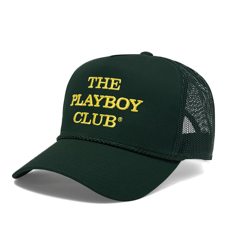 Cappelli Playboy The Club Trucker Uomo Nere Gialle | 60824OWKB