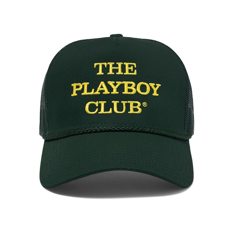 Cappelli Playboy The Club Trucker Uomo Nere Gialle | 60824OWKB