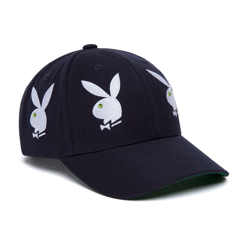 Cappelli Playboy X Huf Rhinestone 6 Panel Uomo Bianche | 63472BGEO