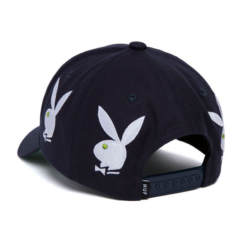 Cappelli Playboy X Huf Rhinestone 6 Panel Uomo Bianche | 63472BGEO