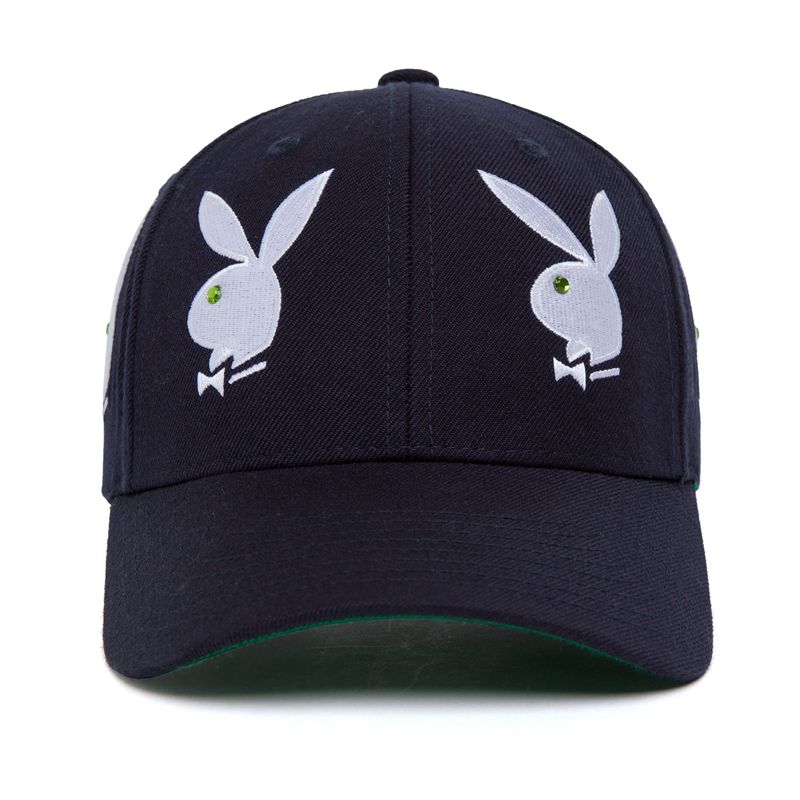 Cappelli Playboy X Huf Rhinestone 6 Panel Uomo Bianche | 63472BGEO