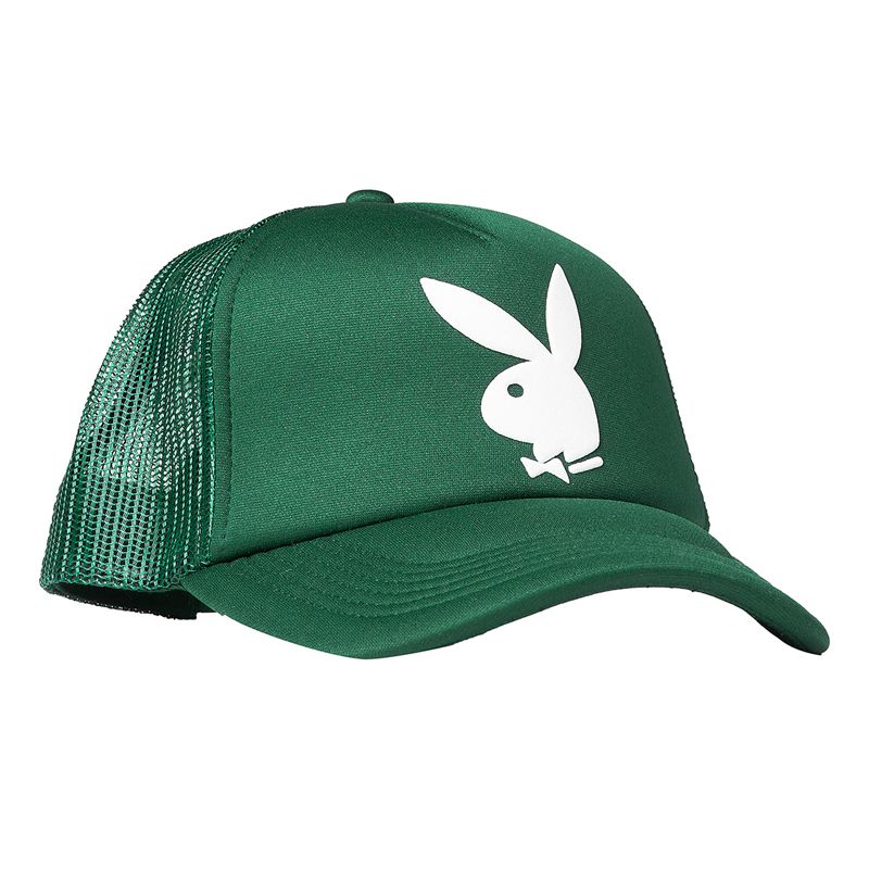 Cappelli Playboy X Pleasures Bunny Trucker Uomo Forest | 45098KHPG