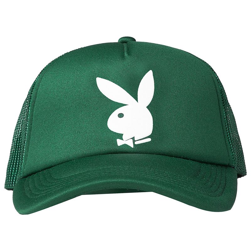 Cappelli Playboy X Pleasures Bunny Trucker Uomo Forest | 45098KHPG