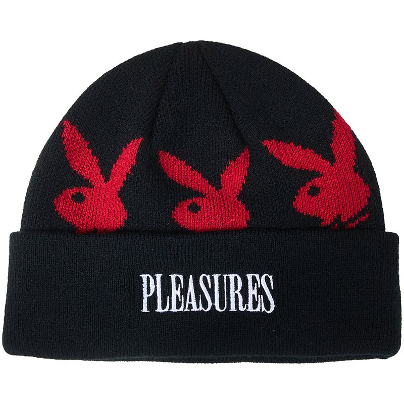 Cappelli Playboy X Pleasures Jacquard Bunny Beanie Uomo Blu | 56831OSIK