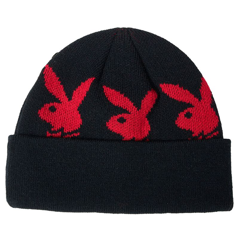 Cappelli Playboy X Pleasures Jacquard Bunny Beanie Uomo Blu | 56831OSIK