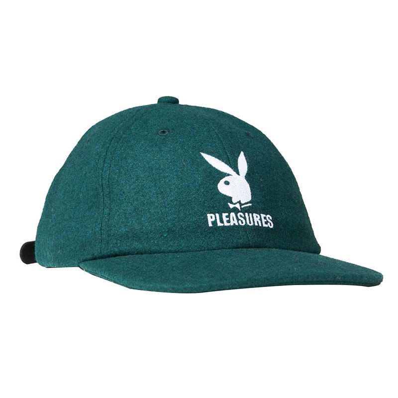 Cappelli Playboy X Pleasures Wool Strapback Uomo Forest | 64859MKAN