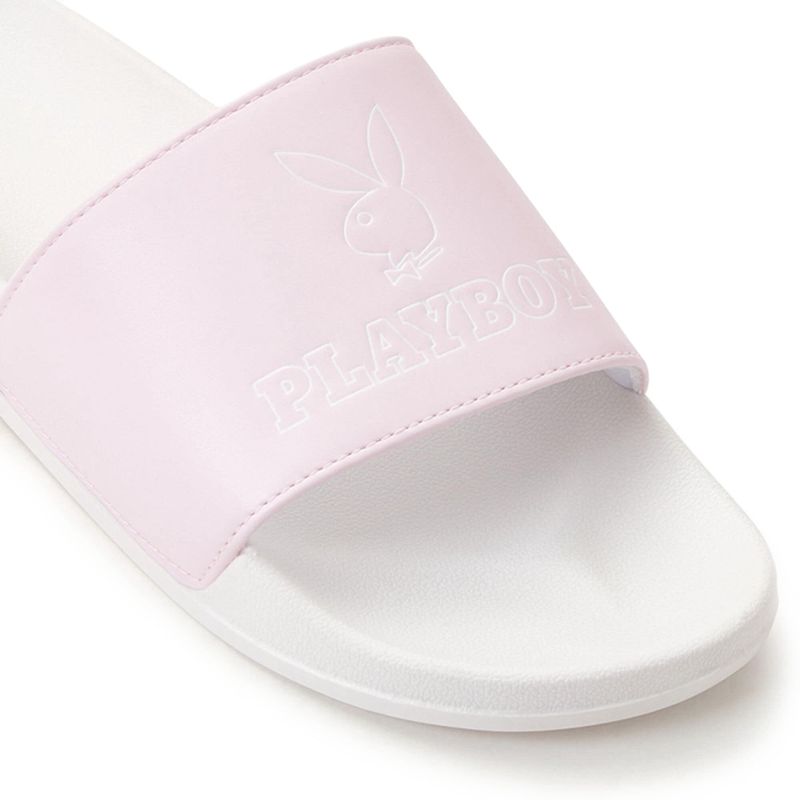 Costumi Da Bagno Playboy Bunny Ciabatte Sandals Donna Nere | 96450OEBF