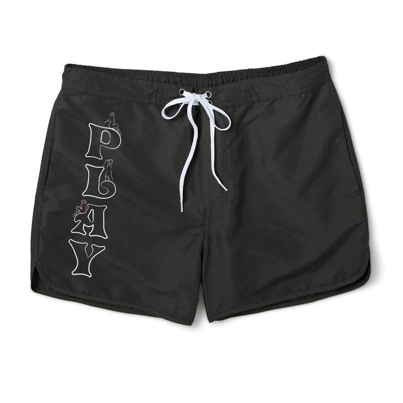 Costumi Da Bagno Playboy Play Corta Uomo Nere | 35416XLMD