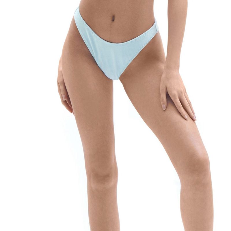 Costumi Da Bagno Playboy Terry High Side Bikini Bottom Donna Menta | 06127MCLA