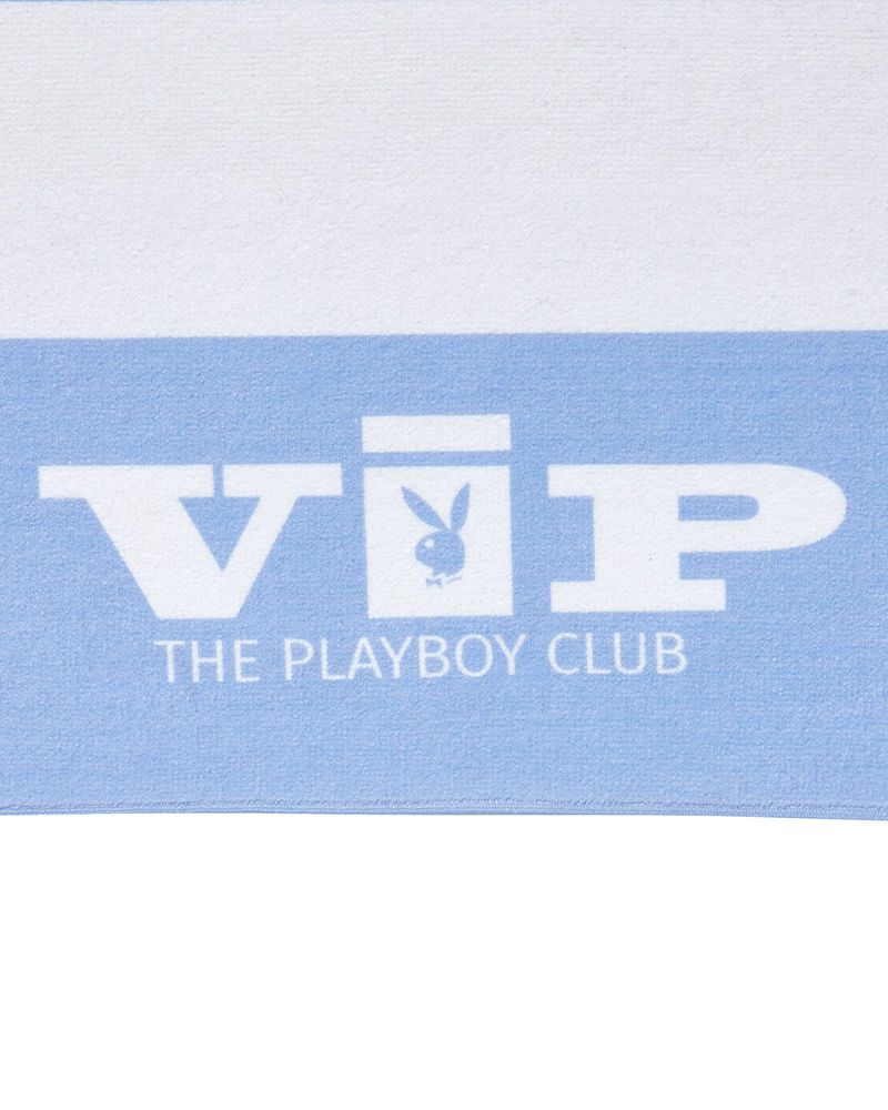 Costumi Da Bagno Playboy Vip Club Beach Towel Donna Blu Chiaro Bianche | 59673BZOP