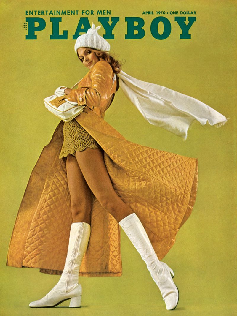 Felpa Con Cappuccio Playboy April 1970 Cover Uomo Verdi | 20856WHFJ