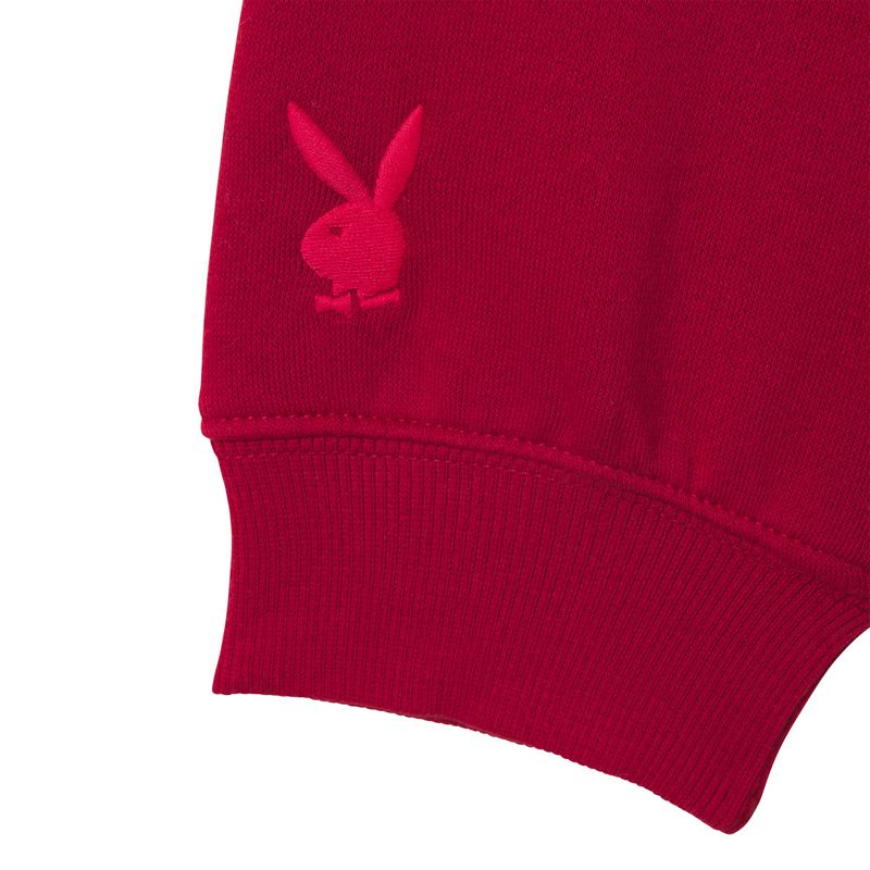 Felpa Con Cappuccio Playboy Classiche Crewneck Donna Rosse Profondo Verde Oliva | 96057QPZC