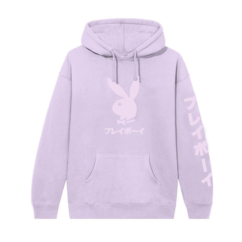 Felpa Con Cappuccio Playboy Japanese Rabbit Head Uomo Viola | 68234PJYK