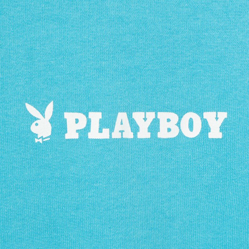 Felpa Con Cappuccio Playboy Logo Oversized Zip-Up Donna Blu | 97205FRGB