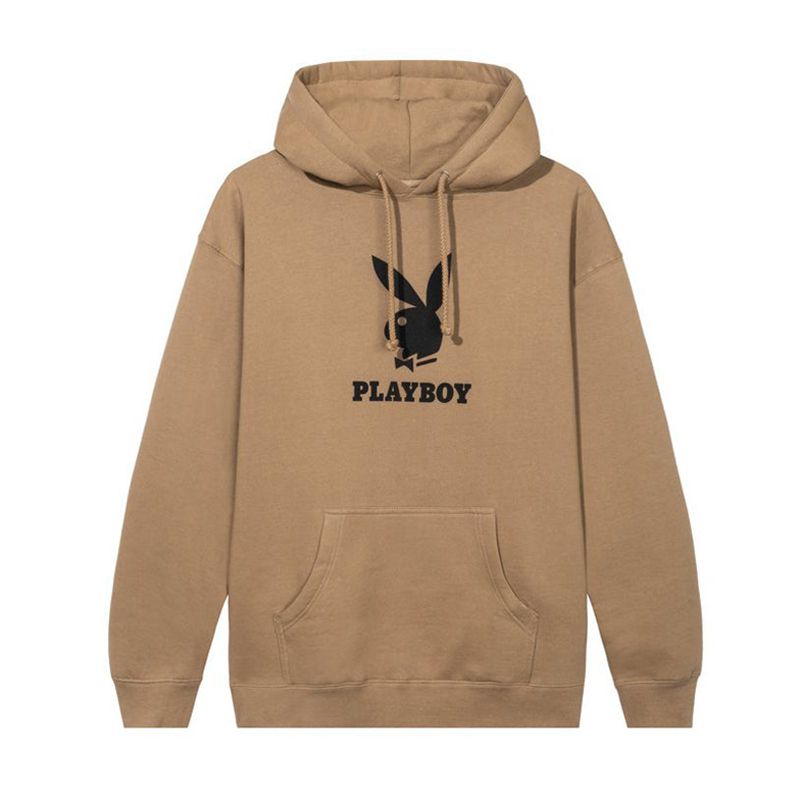 Felpa Con Cappuccio Playboy Logo Uomo Marroni | 67248IDHO