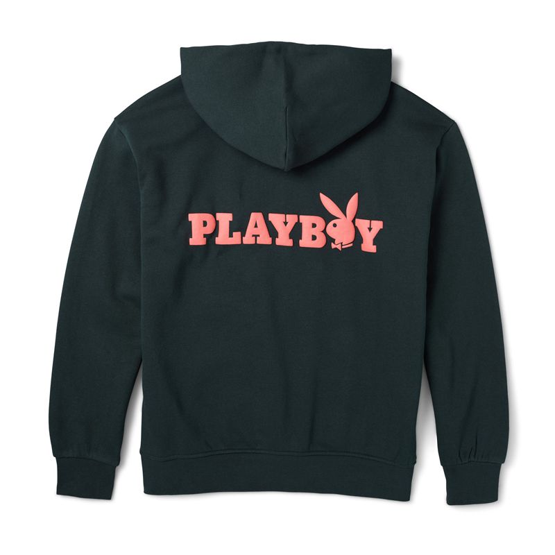 Felpa Con Cappuccio Playboy Love Uomo Nere | 65849NGMI