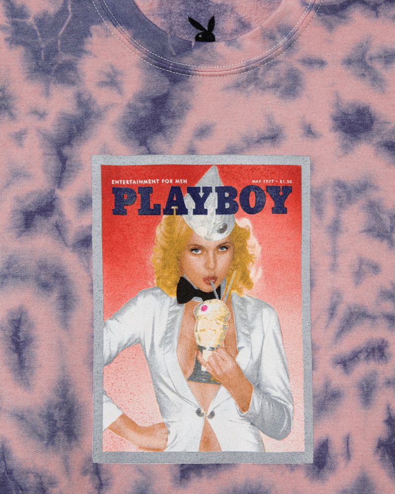 Felpa Con Cappuccio Playboy May 1977 Cover Crewneck Sweat Uomo Colorate | 03951EPJK