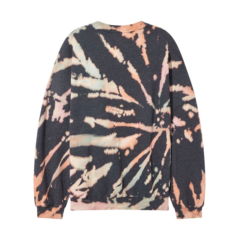 Felpa Con Cappuccio Playboy Tie-Dye Grunge Crewneck Donna Colorate | 78203DKRA